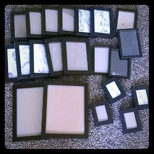 Black picture frames