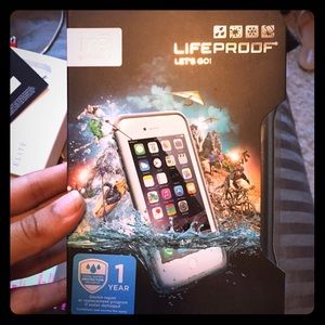 iPhone 6 white LifeProof case
