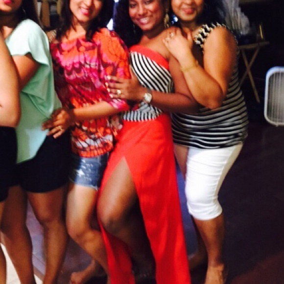 Beautiful Maxi Slit Dress - Picture 3 of 3