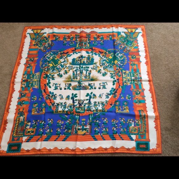 Hermes Accessories - Hermes "Astres et Soleils" scarf