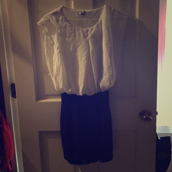Black and white dress