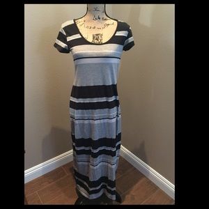 Striped maxi dress