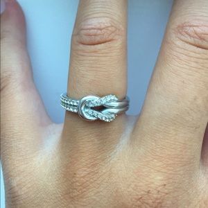 Swarovski Voile Ring (Silver)