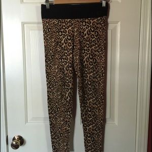 Victoria secret cheetah print yoga pants