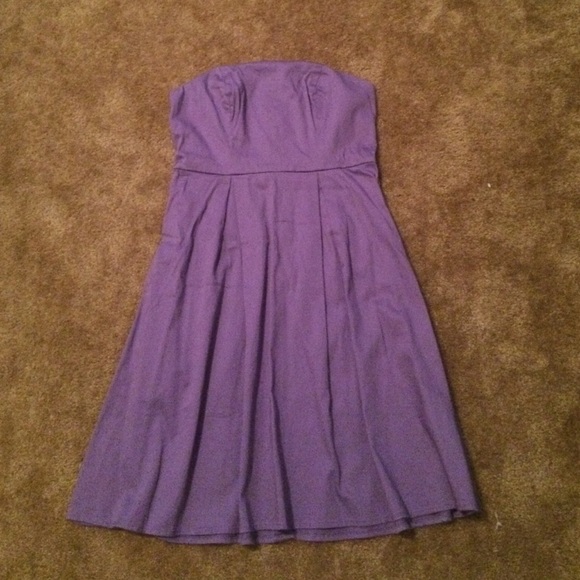 The purple pleated dress💜