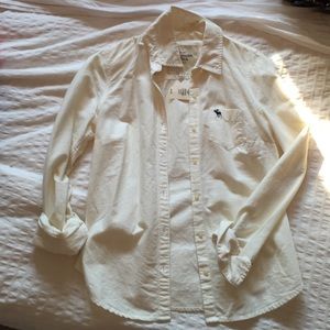 White long sleeve button down