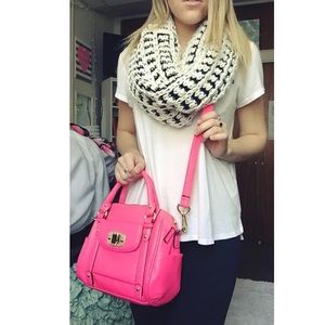 Hot pink adorable cross body purse