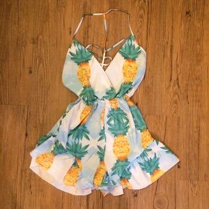 **Brand New** Pineapple Splash Romper