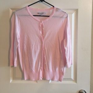 Pink cardigan