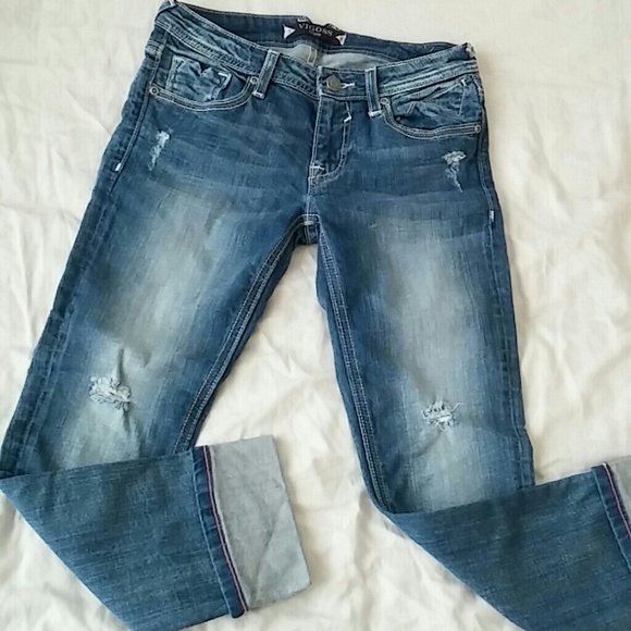 Vigoss ripped cropped jeans