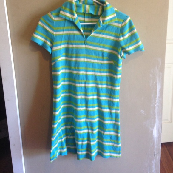 Vintage polo striped dress
