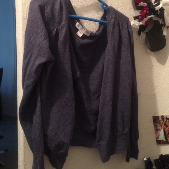 Navy blue cardigan