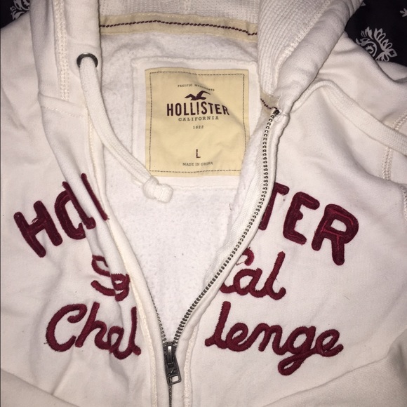 Hollister zip up sweater