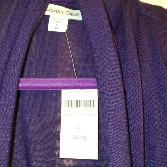 Coldwater Creek drape cardigan - Picture 2 of 3