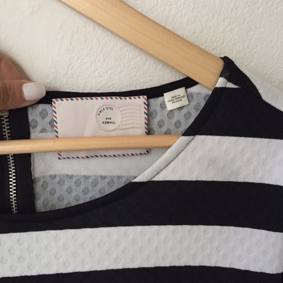 Anthropologie stripe floral tunic - Picture 2 of 4