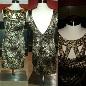 Xoxo animal print dress