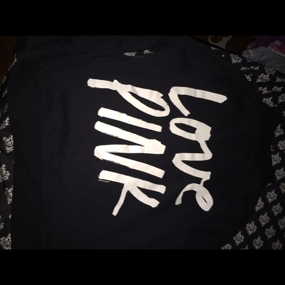 Pink Victoria's Secret hoodie