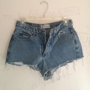 Distressed Demim Shorts