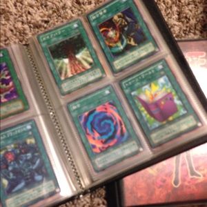 Yu-gi-oh trading cards book