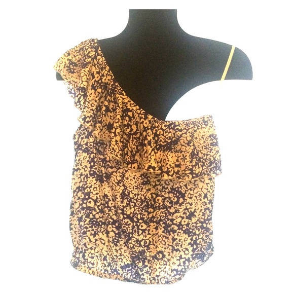 American Eagle one shoulder ruffle top - Picture 1 of 1