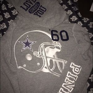 Pink Victoria's Secret hoodie- Dallas Cowboys