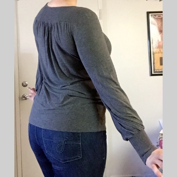 Theory "Renaissance" style top with smocking