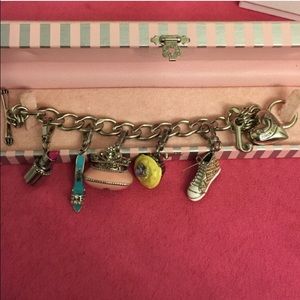 Juicy Couture bracelet with 5 charms