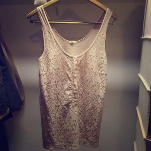 J•Crew Floral Lace Tank
