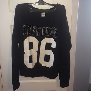 Victoria's secret Pink brand black sweatshirt