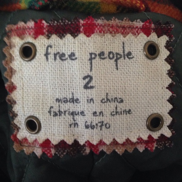 Free People Wool Double Breasted Cropped Jacket - Picture 2 of 2