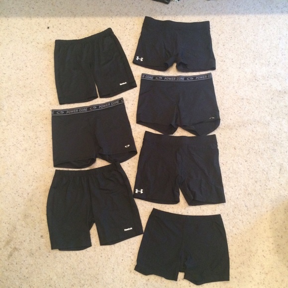 5 pairs spandex (used) Under Armour NOT INCLUDED