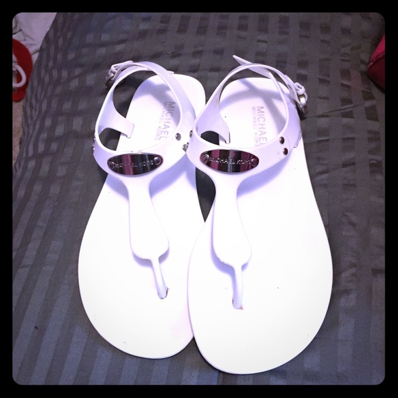 Michael Kors White Sandals