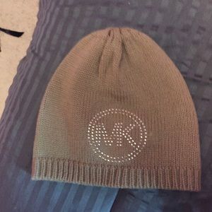 Tan Michael Kors beanie