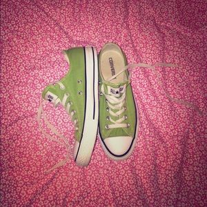 Olive Green Converse All-Star Chucks