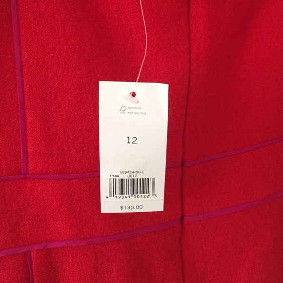 Banana Republic red dress.  Never been worn. - Picture 4 of 4