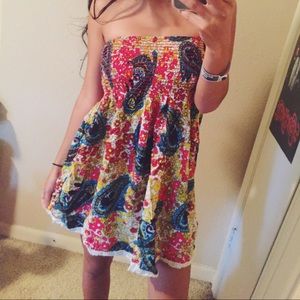 Forever21 psychedelic sun dress