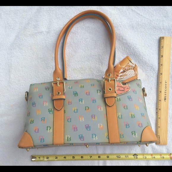NWT Dooney & Bourke Blue 'It' Dome Satchel