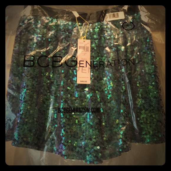 Greenish Blue sequin shorts