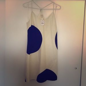 J Crew Carrie dress in big dot size 6