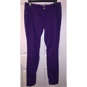 Colored skinny jeans