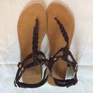 Forever 21 Brown Sandals size 8