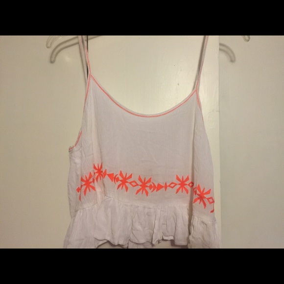 LA Hearts crop top