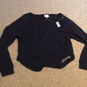 Navy Blue long sleeve with tags on