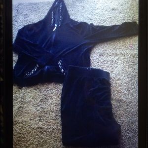 Plus Size Black sweatsuit