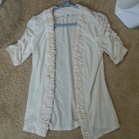 Cream cardigan
