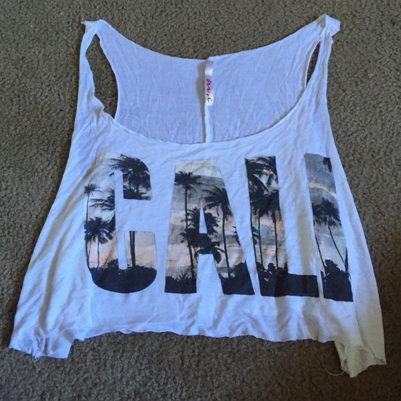 CALI cropped tank top