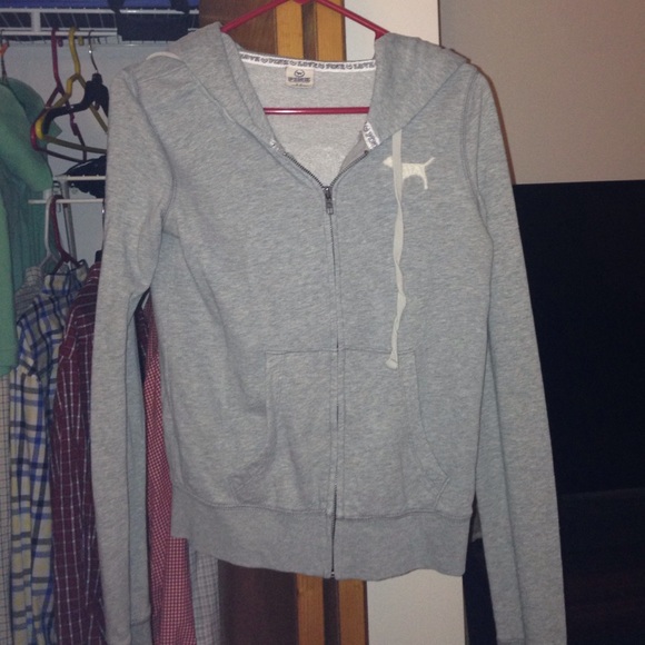 Light grey VS Pink sweatshirt