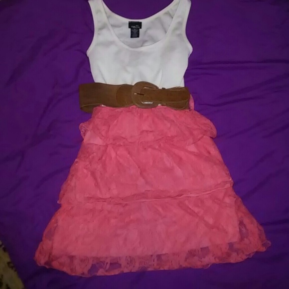 Peach dress