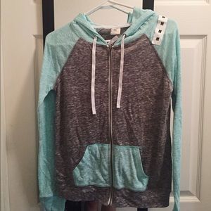 Zumiez raglan zip jacket (nwt)