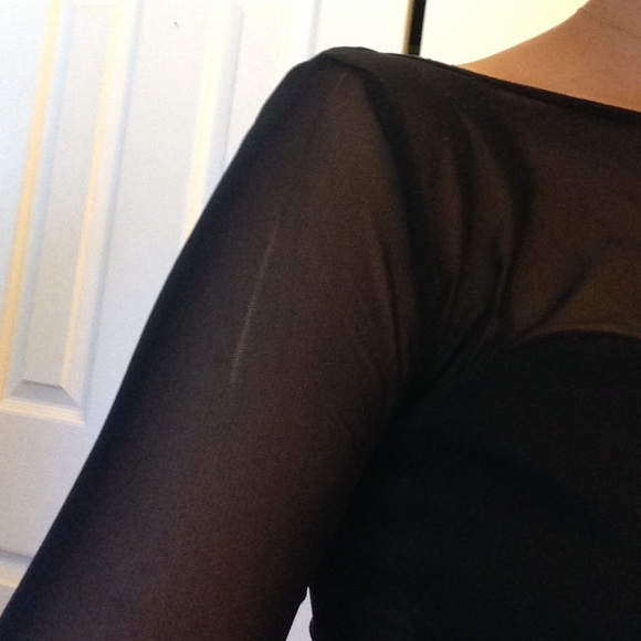 Kardashians For BeBe Black Mesh Dress - Picture 4 of 4